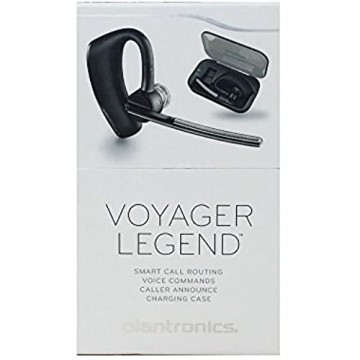 Plantronics Bundle Voyager Legend Mono-Bluetooth-Headset/Kopfhörer mit Lade-Hülle Schwarz