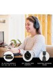 PowerLocus Bluetooth Over-Ear Kopfhörer Kabellos Stereo Faltbare Kopfhörer Kabellose und Kabel-Kopfhörer mit Integriertem Mikrofon Micro SD/TF FM für Handys/iPad/Laptops & PC (Schwarz/Gelb)