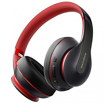 Soundcore Life Q10 Bluetooth Kopfhörer Kabellose Kopfhörer mit einklappbarem Design Hi-Res zertifizierter Sound 60 Stunden Akkulaufzeit für Homeoffice Online-Unterricht Konferenzen