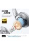 Soundcore Life Q20 Bluetooth Kopfhörer Aktive Geräuschunterdrückung 40 St. Wiedergabezeit Hi-Res Audio Intensiver Bass kabellose Kopfhörer für Homeoffice Online-Unterricht Konferenzen (Silber)