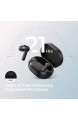 SOUNDPEATS Bluetooth kopfhörer in Ear True Wireless Headset Sport Bluetooth 5.0 TWS Kabellos mit 4 Mic 10mm Treiber Ladekoffer Lautstärke+ Bass Touch Control Typ-C IP5 Wasserdicht Schwarz