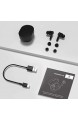 SOUNDPEATS Bluetooth kopfhörer in Ear True Wireless Headset Sport Bluetooth 5.0 TWS Kabellos mit 4 Mic 10mm Treiber Ladekoffer Lautstärke+ Bass Touch Control Typ-C IP5 Wasserdicht Schwarz
