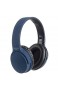 Vieta Pro Way Wireless Bluetooth Kopfhörer (FM-Radio integriertes Mikrofon Auxiliar-Eingang Micro SD Player faltbar 40 Stunden Laufzeit) blau