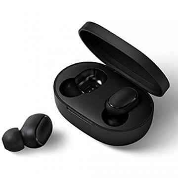 Xiaomi Mi True Wireless-Earbuds Basic TWS Wireless Bluetooth 5.0-Kopfhörer Ladebox True Stereo-Sound Wireless-Bluetooth-Kopfhörer mit Mikrofon Freisprech-Kopfhörer AI Control schwarz