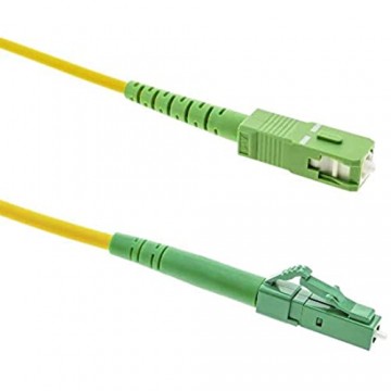 BeMatik - Fiber Optic Cable LC/APC auf SC/APC-Simplex Singlemode G657A2 9/125 von 5 m OS2