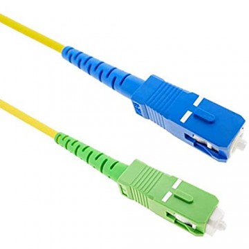 BeMatik - LWL Kabel LC/PC zu SC/APC Monomode Simplex 9/125 5 m