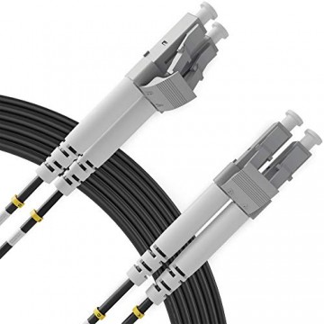 Beyondtech PureOptics Kabel-Serie LC auf LC für Innen- und Außenbereich 2 m 50/125um OM4 40/100G / LSZH unempfindlich 1 Stück