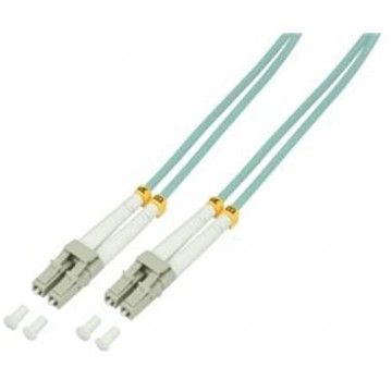 BIGtec 40m LWL Kabel Patchkabel OM3 Glasfaser-Kabel 50/125µm Multimode 40Gbit Ø 3mm Jumper LC - LC Stecker Duplex Orange Fiber Optic Cable