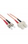 InLine 82502 LWL Duplex Kabel SC/ST 50/125µm OM2 2m