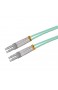 LWL Glasfaser-Kabel – 6m OM3 LC auf LC Stecker Duplex 50/125 Patchkabel – Lichtwellenleiter 6 Meter
