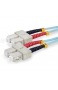 TPFNet 0 5m LWL Duplex Kabel SC/SC OM3 Multimode 50/125µm 10 Gigabit/s