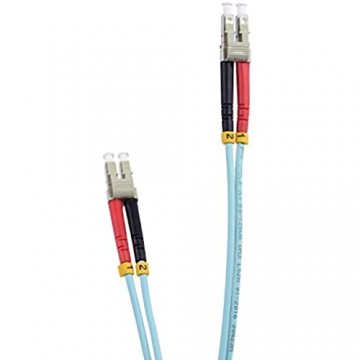 TPFNet 10m LWL Netzwerkkabel OM3 Multimode LC/LC Duplex 50/125µm 10 Gigabit/s