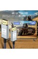 4K HDMI Kabel 1.5Meter AviBrex HDMI Kabel 4K @ 60Hz 18Gbps Highspeed HDMI 2 0 Kabel Nylon Geflecht vergoldete Anschlüsse mit Ethernet/Audio Rückkanal Kompatibel mit Video 4K UHD 2160p HD 1080p