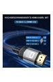 4K HDMI Kabel 5Meter Sweguard HDMI 2.0 auf HDMI Kabel 4m 4K@60Hz 18Gbps Nylon Geflechtkabel vergoldete Anschlüsse mit Ethernet/Audio Rückkanal kompatibel Video 4K UHD 2160p HD 1080p (grau)