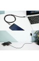 AUKEY USB C Kabel auf USB C 2m Aramidfaser Nylon umgeflochtenes Ladekabel und Datenkabel für Typ C Geräte wie Samsung Galaxy S9 Note 9 Huawei P10 MacBook Air iPad Pro 2018 MacBook Pro - Schwarz