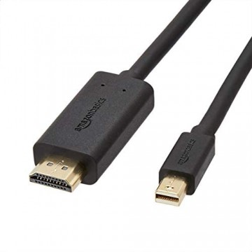 Basics - Mini-DisplayPort-auf-HDMI-Kabel mit vergoldeten Anschlüssen unterstützt nahtloses Digital-Audio und Full HD-Auflösung - 1 8 m