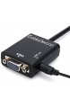 CableDeconn HDMI-auf-VGA-Adapter (3 in 1 mit Audio + HDMI auf Mini-Micro-HDMI)