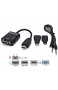 CableDeconn HDMI-auf-VGA-Adapter (3 in 1 mit Audio + HDMI auf Mini-Micro-HDMI)