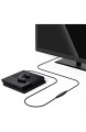 deleyCON HDMI Repeater Signal Verstärker - 1080p bis 35m - 4K bis 18m - HDCP 3D HDMI Buchse zu Buchse - Schwarz