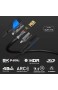 KabelDirekt – 0 25 m – 4K HDMI-Kabel (4K@120Hz & 4K@60Hz – spektakuläres Ultra-HD-Erlebnis – High Speed mit Ethernet kompatibel mit HDMI 2.0/1.4 Blu-ray/PS4/PS5/Xbox Series X/Switch schwarz)