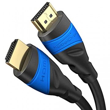 KabelDirekt – 0 25 m – 4K HDMI-Kabel (4K@120Hz & 4K@60Hz – spektakuläres Ultra-HD-Erlebnis – High Speed mit Ethernet kompatibel mit HDMI 2.0/1.4 Blu-ray/PS4/PS5/Xbox Series X/Switch schwarz)