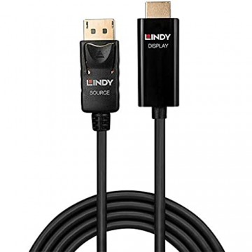 LINDY 40916 2m Aktives DisplayPort an HDMI Adapterkabel