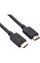 PremiumCord 4K High Speed ​​Certified HDMI 2.0b Kabel M/M 18Gbps mit Ethernet Kompatibel mit Video 4K@60Hz Deep Color 3D ARC HDR Dolby TrueHD vergoldete Anschlüsse schwarz 0 5 m