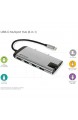 Verbatim USB-C Multiport-Adapter mit USB 3.0 - HDMI 4K SD/microSD Schnellladeanschluss für Laptop und MacBook grau