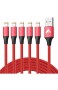 Aioneus iPhone Ladekabel Lightning Kabel 5Pack 1m 1m 1.5m 1.5m 2m iPhone Kabel Schnellladung Nylon USB Ladekabel für iPhone X XR XS 11 8 8 Plus 7 7 Plus 6 6S 6S Plus 5S 5 SE iPad
