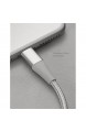 Anker Powerline+ II Lightning Kabel 0 9m iPhone Ladekabel Nylon MFi Zertifiziert kompatibel mit dem iPhone XS/XS Max/XR/X / 8/8 Plus / 7/7 Plus/iPad und mehr (Silber)