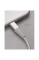 Anker Powerline+ II Lightning Kabel 3m iPhone Kabel Nylon MFi Zertifiziert kompatibel mit dem iPhone XS/XS Max/XR/X / 8/8 Plus / 7/7 Plus/iPad und mehr (Silber)