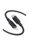 Anker Powerline III Flow USB-C auf Lightning Ladekabel PD kompatibel mit iPhone 12 Pro Max/12/11 Pro/X/XS/XR/8 Plus AirPods Pro 180cm MFi-Zertifiziert Silikagel (in Nachtschwarz)
