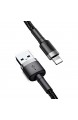 Baseus Cafule Cable - USB to Lightning Cable 1.5 A 2 M (Grey/Black)