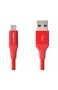  Basics Lightning auf USB A Kabel Apple MFi Zertifiziert - 1 8 m 1er Pack Rot