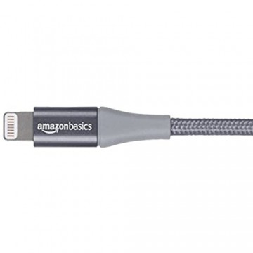 Basics - USB-A auf Lightning-Kabel mit doppelt geflochtenem Nylon - Apple MFi-zertifiziert Dunkelgrau 3 Meters