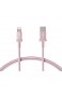  Basics - USB-C-auf-Lightning-Kabel geflochtenes Nylon MFi-zertifiziertes Ladekabel für iPhone 11 Pro/11 Pro Max Rotgold 91 44 cm