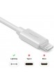 deleyCON 1 5m Lightning 8 Pin USB Ladekabel Datenkabel MFI Zertifiziert & Kompatibel mit 12 Pro Max 12 Pro 12 Mini SE (2. Gen.) 11 Pro Max XR XS Max XS X 8 Plus 8 - Weiß