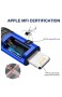iPhone Ladekabel Lightning Kabel 1.8M JSAUX [Apple MFi Zertifiziert] Nylon Kabel für iPhone 11 XS XS Max XR X 8 8 Plus 7 7 Plus 6s 6s Plus 6 6 Plus SE 5s 5c 5 iPad Mini/Air/Pro- Blau
