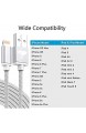 iPhone Ladekabel Lightning Kabel 3Pack 2M MFi Zertifiziert iPhone Kable Nylon Schnellladung USB Ladekabel für iPhone 12 Pro Max Mini 11 Pro Max XR XS X 10 8 7 6 6S Plus 5 5s SE 2020 iPad