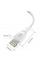 iPhone Ladekabel UNBREAKcable Lightning Kabel - 20cm Syncwire [Apple MFi Zertifiziert] Premium-Materialien Super Schutz Apple USB Datenkabel für iPhone 11 Pro XS Max X XR 8 7 6s 6 Plus 5s 5c 5 SE iPad