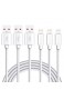 Marchpower Lightning Kabel [MFi Zertifiziert] iPhone Ladekabel 3 Stück 1M Kompatibel für iPhone SE 2020 iPhone 11 iPhone X/XS/XS MAX/XR iPhone 8/8P/7/7P iPhone 6/6S/5S SE iPad - weiß