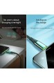 mcdodo LED Smart Ladekabel 3A schneller und sicherer automatische Abschaltung intelligentes Aufladen 24K vergoldeter Stecker kompatibel mit Phone 11 X XR 8 7 und mehr iOS Geräte (1 8 m grün)