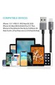 Syncwire iPhone Ladekabel 1M Lightning Kabel - [Mfi Zertifiziert] Ladekabel iPhone aus Nylon für iPhone 12/SE 2020/11 Pro Max/11 Pro/11/XS Max/XS/XR/X/8/8 Plus/7/7 Plus/6S/6/6 Plus iPad -Schwarz