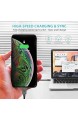 Syncwire iPhone Ladekabel Lightning Kabel 2M [Apple MFi Zertifiziert] Nylon-Geflochtenes Lightning Datenkabel für iPhone X/XR/XS Max iPhone 8 Plus/7 Plus iPhone 6/7/8 SE/5S/5C iPad