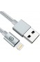 Syncwire iPhone Ladekabel Lightning Kabel - 2M [Apple MFi Zertifiziert] Super Schutz Schnell Apple USB Datenkabel für iPhone 11 Pro Max XS Max XR X 8 7 6s 6 Plus SE 5s 5c 5 iPad - Starkes Nylon