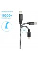 TECKNET Charging Kabel Kompatibel mit iPhone - 4 Packs(2 * 6ft+1 * 10ft+1 * 3ft) Nylon Umflochtenes Ladekabel- 8 pin USB ladekabel Kompatibel mit iPhone iPad iPod