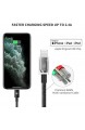 UNBREAKcable iPhone Ladekabel Lightning Kabel - 1M [MFi-Zertifiziert] - mit Apples originalem C89-Terminal und Smart-Chip Datenkabel kompatibel mit iPhone iPad Air Airpods (Schwarz)