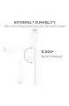 UNBREAKcable iPhone Ladekabel Lightning Kabel - [Apple MFi Zertifiziert] iPhone Kabel geeignet für iPhone X iPhone 8 iPhone 6s iPhone 6 iPhone 7 iPhone XS/XS MAX/XR iPad Air - 2M Weiß