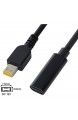 Cablecc Typ C USB-C zum Rechteck 7 5 * 3 0 mm Netzstecker DC12V PD Emulator Trigger Ladekabel für ThinkPad 10 & Helix2