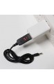 Gwxevce QC 3.0 USB zu DC 5V-12V einstellbare Spannungsstromkabel für Router-Lüfter IP-Kamera Schwarz